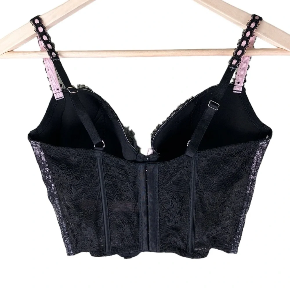 Victoria's Secret Corset Bra DD Lace Dream Angels Lined Demi - Picture 2 of 11